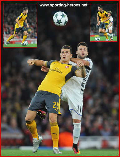 Granit XHAKA - Arsenal FC - 2016/17 Champions League.