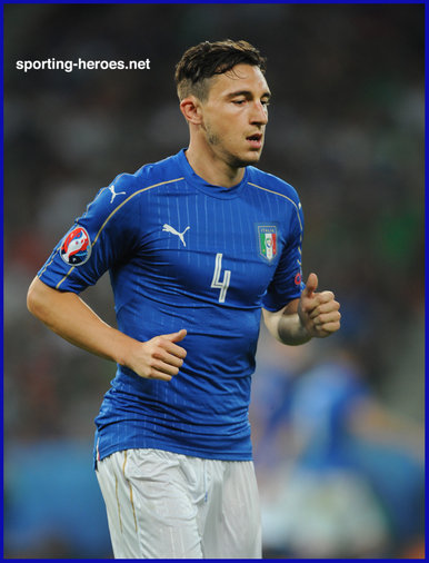 Matteo  DARMIAN - Italian footballer - 2016 European Football Finals. Euro 2016.