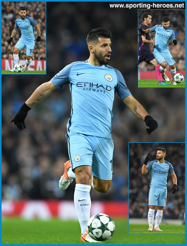 Sergio Aguero - Manchester City - 2016/17 Champions League.