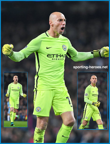 Wilfredo CABALLERO - Manchester City - 2016/17 Champions League.