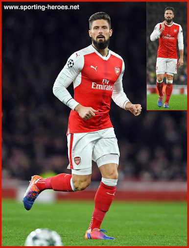 Olivier GIROUD - Arsenal FC - 2016/17 Champions League.