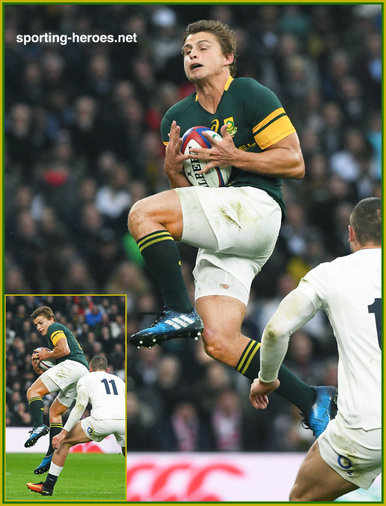 Patrick Lambie - South Africa - International rugby caps 2015 - 2016.