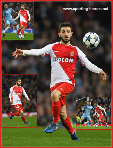 Bernardo SILVA - Monaco - 2016/17 Champions League. Knock out games.