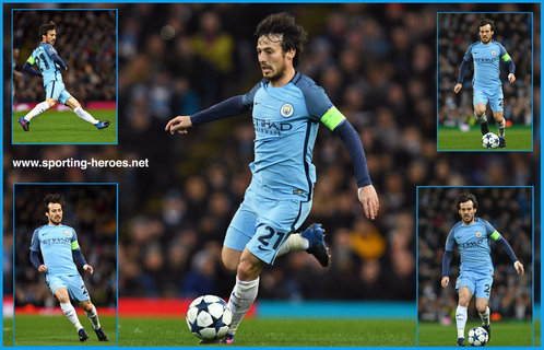 David Silva - Manchester City - 2016/17 Champions League. Knock out games.