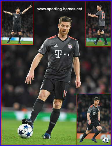 Xabi Alonso - Bayern Munchen - 2016/17 Champions League. Knock out games.