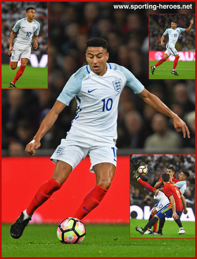 Jesse LINGARD - England - International Caps.