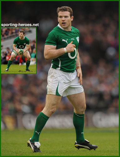 Gordon D'Arcy - Ireland (Rugby) - International rugby caps. 2007 - 2011