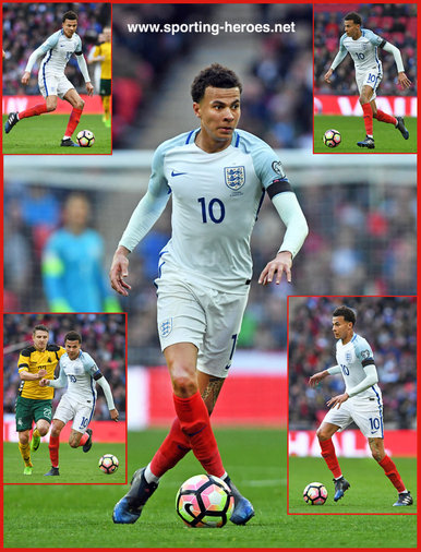 Dele ALLI - England - 2018 FIFA World Cup qualifying games.