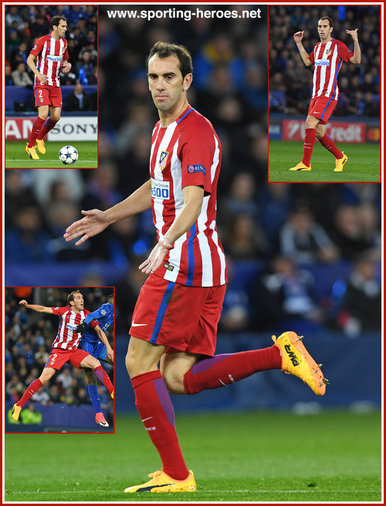 Diego Godin - Atletico Madrid - 2016/17 Champions League. Knock out games.
