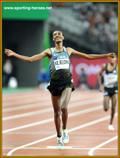 Yomif KEJELCHA - Ethiopia - 5,000m U20 World Record in 2016.