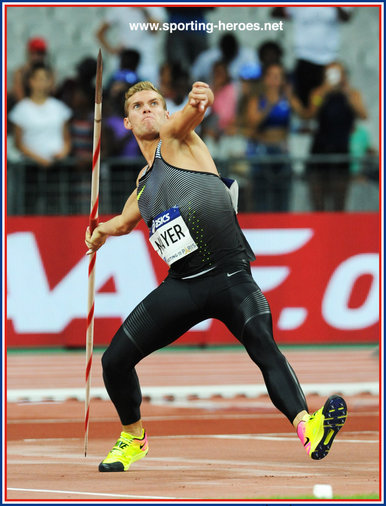 Kevin MAYER - France - Silver medal men's decathlon 2016 Olympic Games.