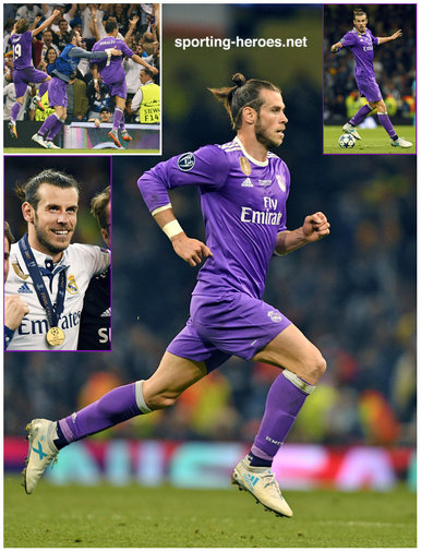 Gareth Bale - Real Madrid - 2017 EUFA Champions League Final.