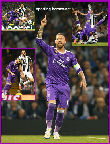 Sergio Ramos - Real Madrid - 2017 EUFA Champions League Final.