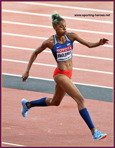 Yulimar ROJAS - Venezuela - 2017 World triple jump champion.