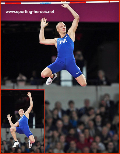 Sam KENDRICKS - U.S.A. - 2017 World Championship pole vault champion.