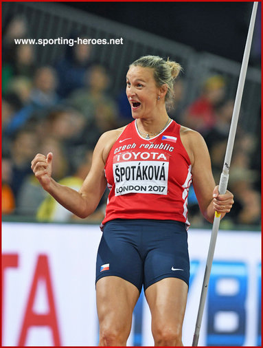 Barbora Spotakova - Czech Republic - World javelin champion in 2017 (and 2007)