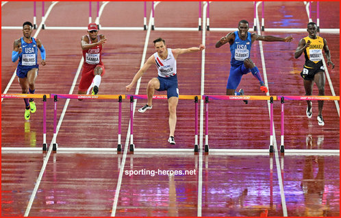 Karsten  WARHOLM - Norway - 2017 World Championships 400m hurdles gold medal.