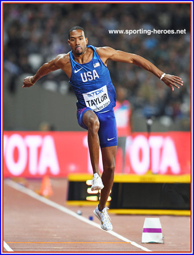 Christian TAYLOR - U.S.A. - Third World Championship triple jump title.