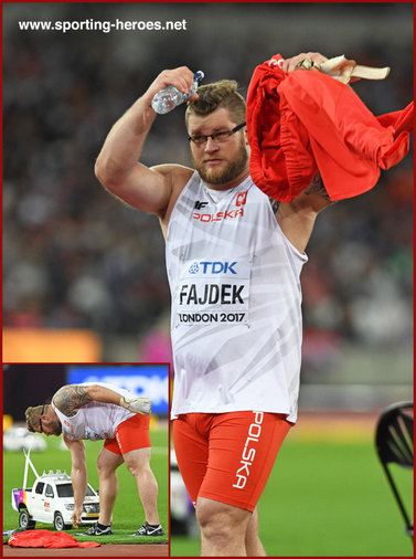 Pawel FAJDEK - Poland - 2017 World hammer throw Champion.