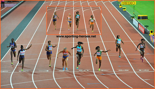 Dafne SCHIPPERS - Nederland - A second World Championship 200m gold medal.