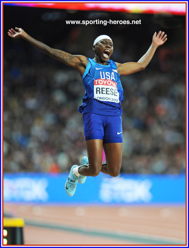 Brittney Reese - U.S.A. - Fourth World Championship long jump Gold.