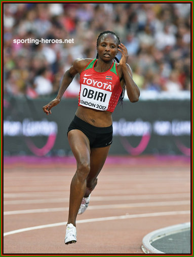 Hellen OBIRI - Kenya - Women's 5,000m World Champion in 2017.