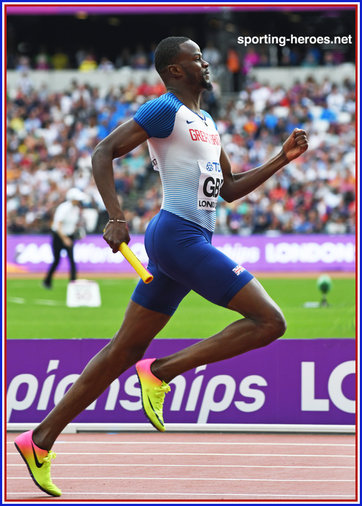 Rabah YOUSIF - Great Britain & N.I. - 2017 World Championships 4x400m bronze medal.