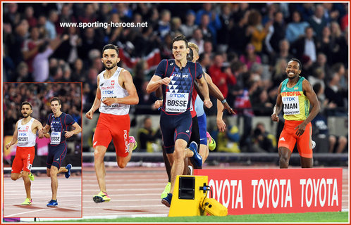 Adam Kszczot - Poland - 800m silver medal at 2017 World Championships.