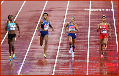 Salwa Eid NASER - Bahrain - Silver medal in 400m at 2017 World Championships.