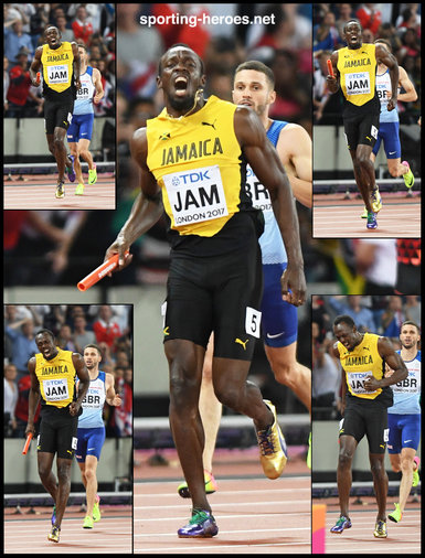 Usain Bolt - Jamaica - THE END.
