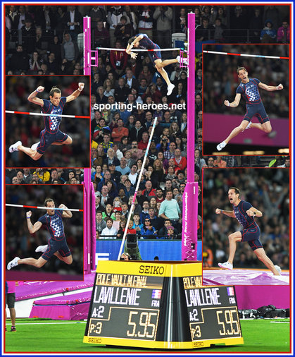 Renaud Lavillenie - France - Pole vault bronze medal at 2017 World Championships.