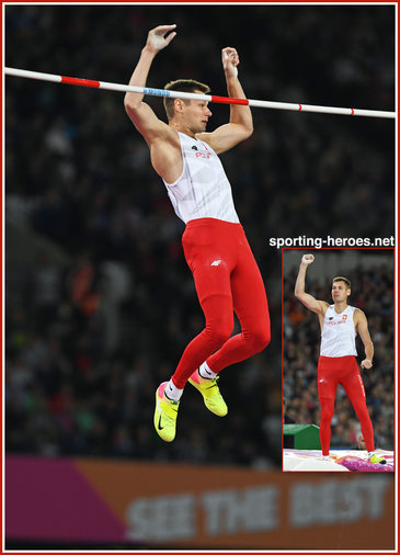 Piotr LISEK - Poland - Pole vault silver medal at 2017 World Championships.