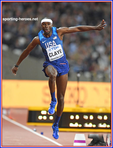Will CLAYE - U.S.A. - Triple jump silver medal at 2017 World Championships.