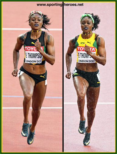 Elaine THOMPSON-HERAH - Jamaica - Fifth in 2017 100m final at 2017 World Championships