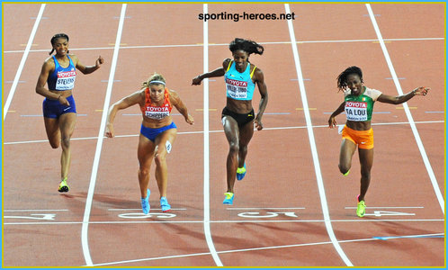Shaunae MILLER-UIBO - Bahamas - Third in 200m at 2017 World Championships.