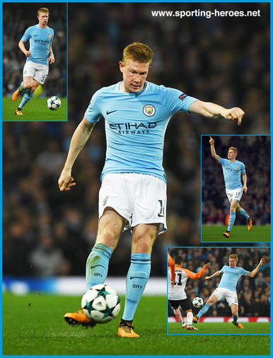 Kevin De BRUYNE - Manchester City - 2017/18 Champions League.