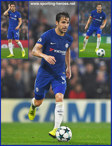 Cesc Fabregas - Chelsea FC - 2017/18 Champions League.