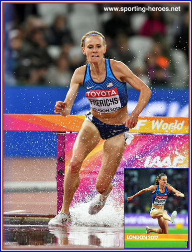 Courtney FRERICHS - U.S.A. - Silver medal at 2017 World Championships steeplechase.