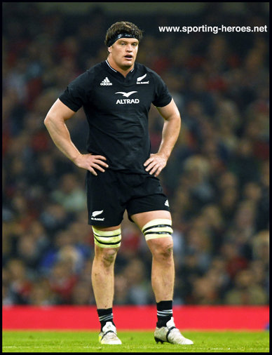 Scott BARRETT - New Zealand - International Rugby Union Caps.