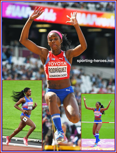 Yorgelis RODRIGUEZ - Cuba - 4th at 2017 World Championships heptathlon.