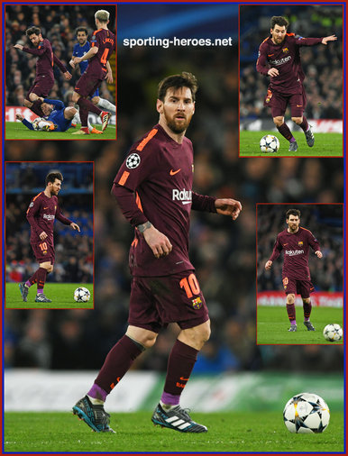 Lionel Messi - Barcelona - 2017/18 Champions League. Knock out games.