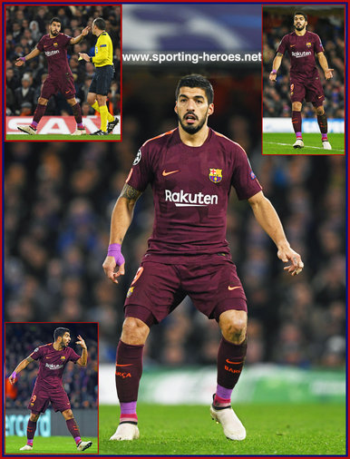 Luis (1987) SUAREZ - Barcelona - 2017/18 Champions League. Knock out games.