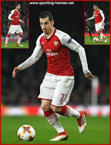 Henrikh Mkhitaryan - Arsenal FC - 2017-2018 Europa League.