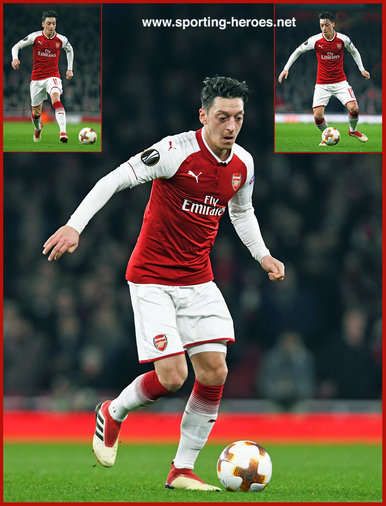 Mesut Ozil - Arsenal FC - 2017-2018 Europa League. Knock out games.