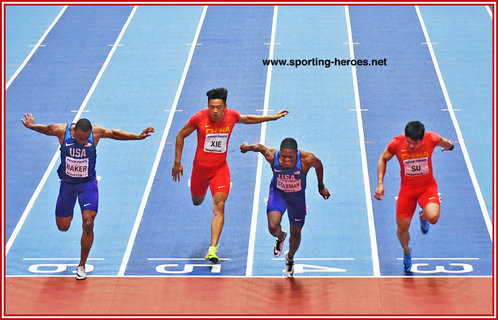 Christian COLEMAN - U.S.A. - 2018 World 60m Indoor Champion.