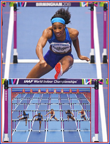 Kendra HARRISON - U.S.A. - 2018 World 60m hurdles Champion.