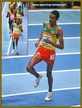Yomif KEJELCHA - Ethiopia - 2018 World 3,000m Indoor Champion.