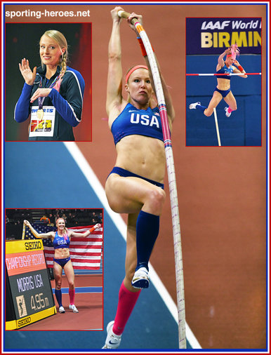 Sandi MORRIS - U.S.A. - World Indoor Championships pole vault gold medal.