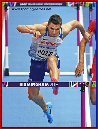 Andrew POZZI - Great Britain & N.I. - World Indoor 60m hurdles Champion in 2018