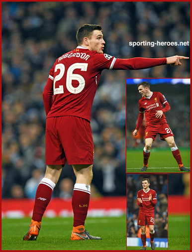 Andy ROBERTSON - Liverpool FC - 2017/18 Champions League. Knock out games.